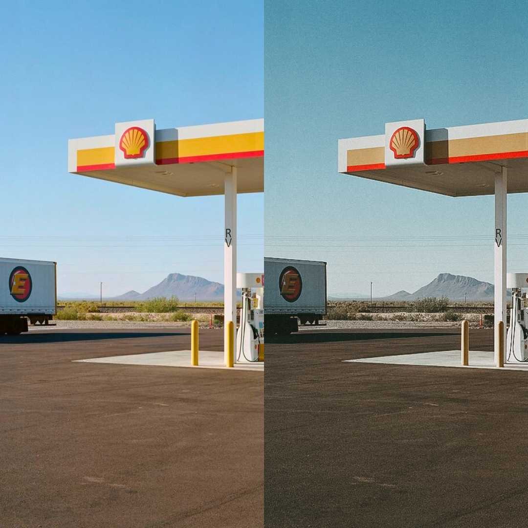 Before After 10 Retro Lightroom Presets Vintage Film Aesthetic Filters for Photos