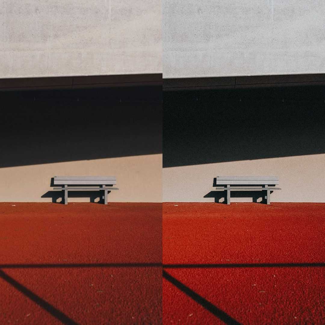 Before After 10 Retro Lightroom Presets Vintage Film Aesthetic Filters for Photos