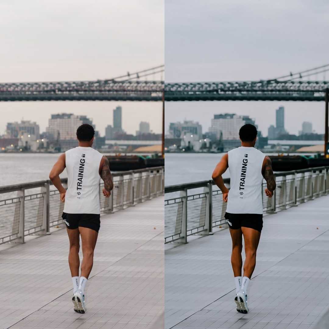 Before After Edit Running Lightroom Presets – Sporty, Action & Outdoor Photo Edits