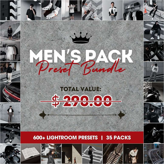 MEN'S PACK PRESETS BUNDLE 35 COLLECTIONS [600+ PRESETS]