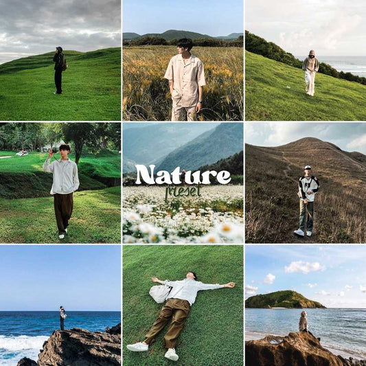 23 Nature Lightroom Presets Aesthetic Filters for Outdoor Photography