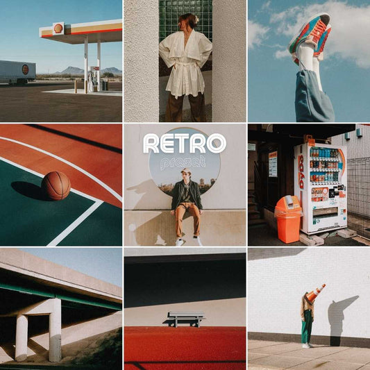 10 Retro Lightroom Presets Vintage Film Aesthetic Filters for Photos