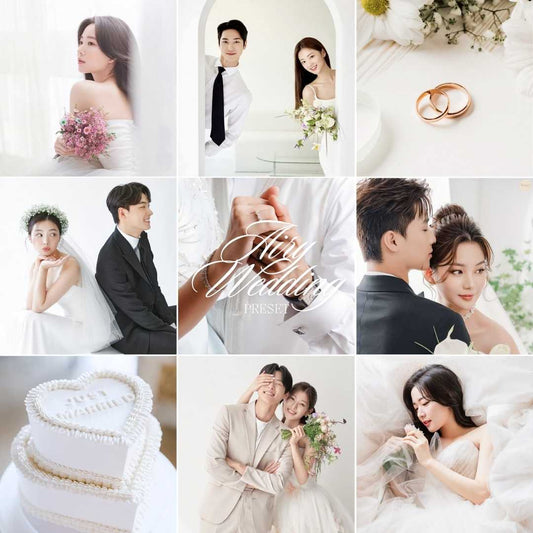 Airy Wedding Lightroom Presets | Soft, Bright & Romantic Filters