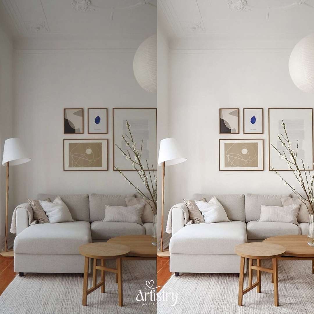 Modern Minimalist Lightroom Presets | Clean Aesthetic Filters