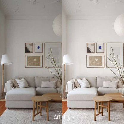 Modern Minimalist Lightroom Presets | Clean Aesthetic Filters