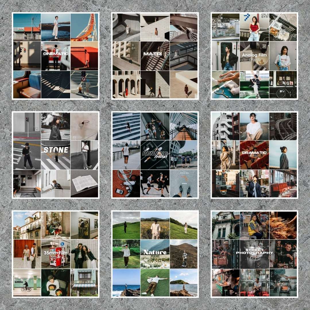 MEN'S PACK PRESETS BUNDLE 35 COLLECTIONS [600+ PRESETS]