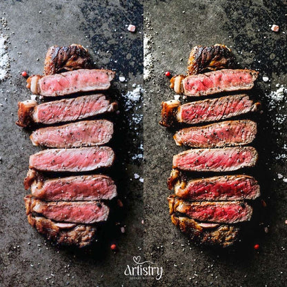 Smoky Grill Lightroom Preset | Moody Food & F&B Photography