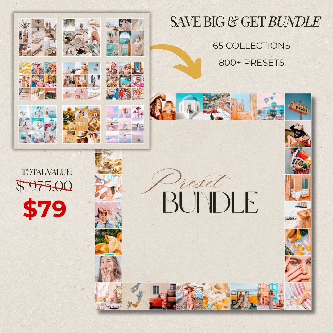 ALL - IN - ONE PRESETS BUNDLE 65 COLLECTIONS [800+ PRESETS] - ArtistryTone