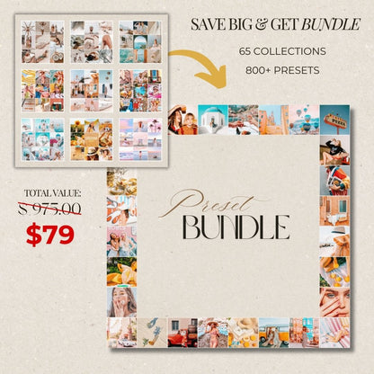 ALL - IN - ONE PRESETS BUNDLE 65 COLLECTIONS [800+ PRESETS] - ArtistryTone