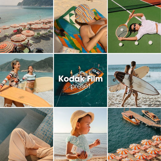 Kodak Film Lightroom Presets – Vintage Analog Aesthetic Filters, Transform your photos with Kodak Film Lightroom Presets. Vintage analog vibes, timeless colors & cinematic tones. Perfect for Instagram & creatives.