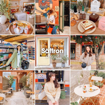 Saffron Lightroom Preset – Warm, Golden & Aesthetic Filter Pack