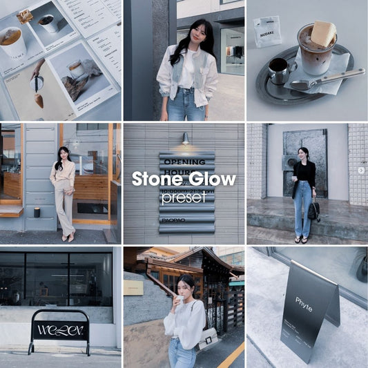 Stone Glow Lightroom Preset | Aesthetic Soft & Natural Filter